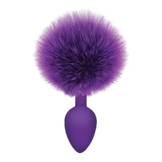 Icon Brands – Cottontails Silicone Butt Plug – Purple