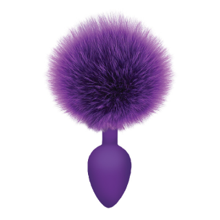 Icon Brands – Cottontails Silicone Butt Plug – Purple