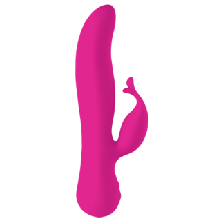 BMS - The Kissing Swan - Dual Rabbit Vibrator - Pink