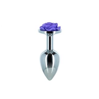 BMS –LUX active® – 3" Rose Anal Plug – Purple - Small
