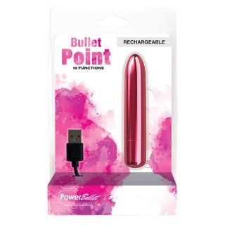 BMS – Bullet Point – Bullet Vibrator – USB Rechargeable – Pink