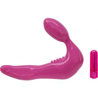 Infinity Rechargeable Strapless Strap-On Dildo - Pink