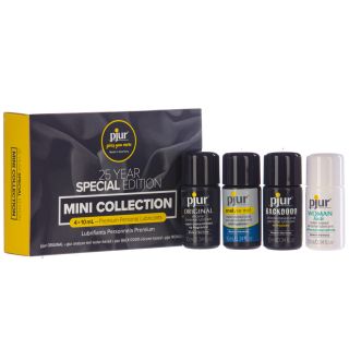 Pjur® -  25 Year Special Edition Mini Lubricant Collection – 4x 10 ml / 34 fl. oz. 