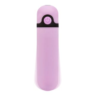 Pure Love® - Rechargeable Silicone Finish Vibrating Bullet – 3.5 in. – Purple