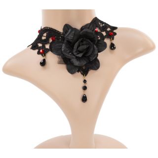 Shirley of Hollywood – Choker - Black/Red