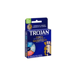 Trojan – All the Feels Condoms – 3 Pack