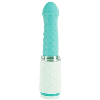 BMS - Pillow Talk Feisty - Thrusting Vibrator - Rechargeable - Teal