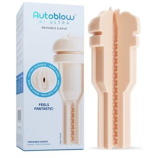 Autoblow AI Ultra Vagina Sleeve - Beige