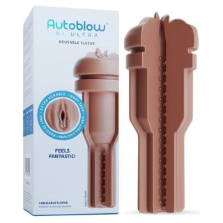 Autoblow AI Ultra Vagina Sleeve - Brown