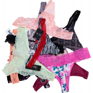 Assorted T-Back Style Panty - XL