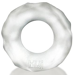 Oxballs - Hünkyjunk™ Fractal Tactile Cockring – Clear Ice