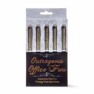 Outrageous Office Pens – Pack of 5