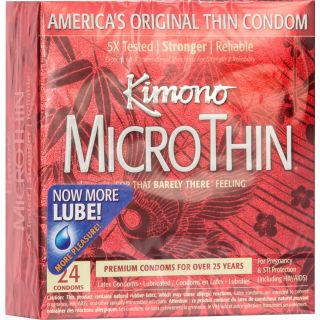 Kimono - Micro Thin Condoms - 24 Pack