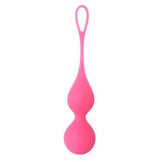 Layla Peonia Silicone Kegel Balls - Pink