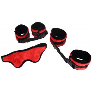 Liberator Bedroom Gear - Seduction Cuff Kit - Red