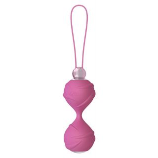 Mae B Lovely Vibes Laced Textured Soft Touch Love Balls - Pink