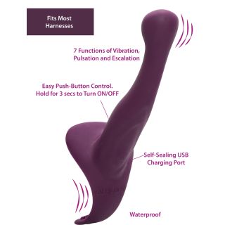 Vibrator - ME2 Vibrating Probe - Fits Most Harnesses - Purple