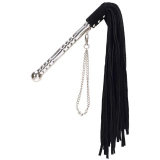 Bondage Whip with Silver Handle