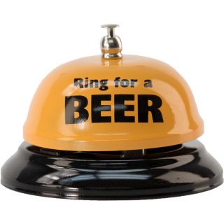 Ring For Beer Desk Bell - Yellow