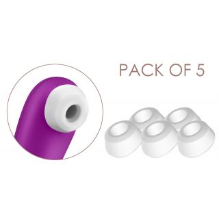 Satisfyer 1 Climax Tips - Pack of 5 - White