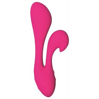 BMS -  The Swan Silhouette  - Dual Vibrator - Rechargeable - Pink