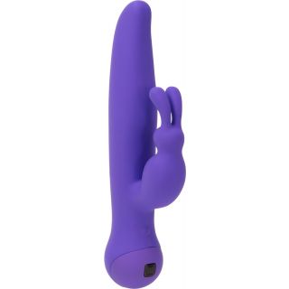 BMS - Swan Touch - Duo -  Dual Rabbit Vibrator - Rechargeable - Purple