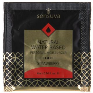 Sensuva – Natural Water-Based – Flavoured Personal Moisturizer - 6ml/0.2oz-Strawberry