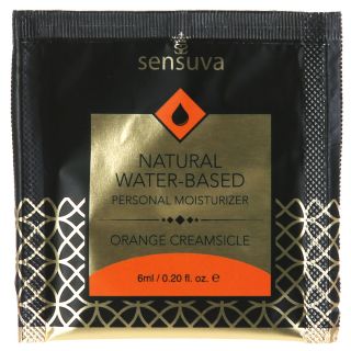 Sensuva – Natural Water-Based – Flavoured Personal Moisturizer - 6ml/0.2oz-Orange Creamsicle
