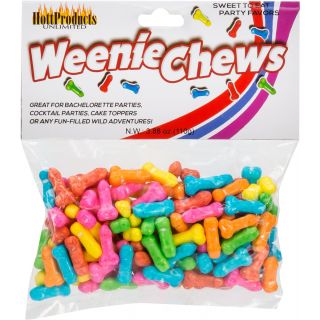 Weenie Chews Penis Shaped Candy