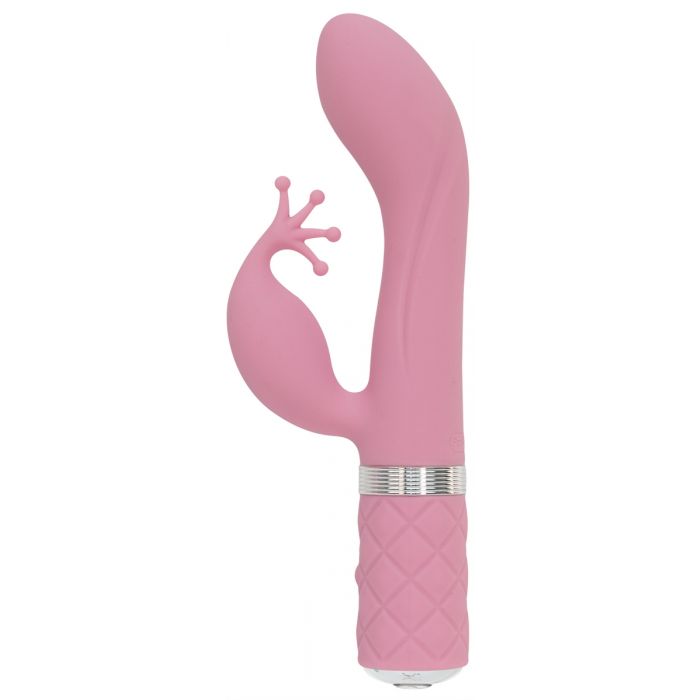 BMS Pillow Talk Kinky Dual Vibrator Rechargeable Pink